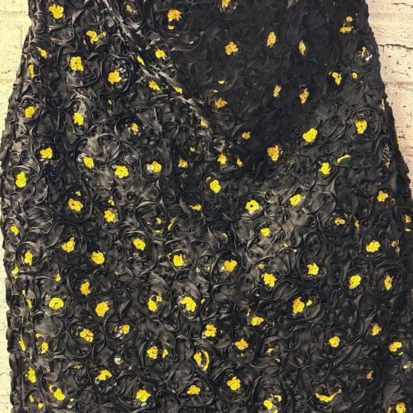 Victor Costa Vintage RARE Strapless / Halter Convertible Dress –Ribbon Rosette - Picture 3 of 15